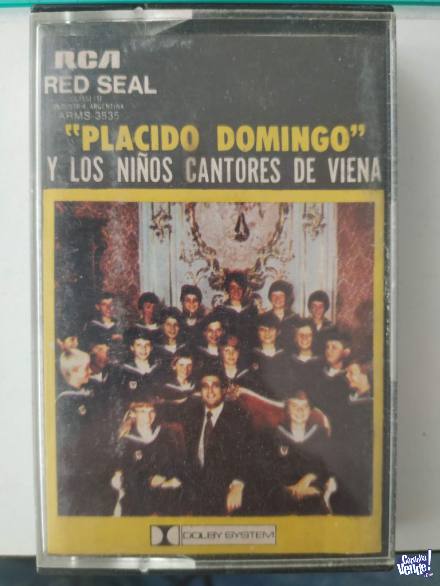 Cassette - Plácido Domingo y los Niños Cantores de Viena en Argentina Vende