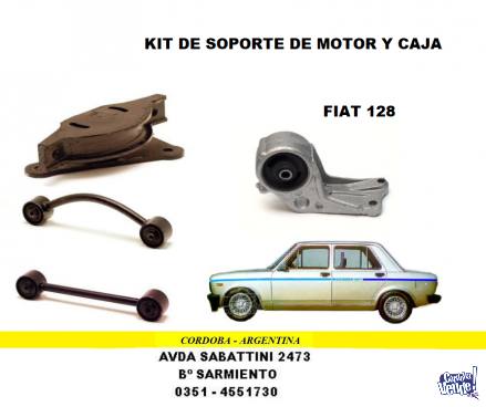 SOPORTE MOTOR Y CAJA FIAT 128