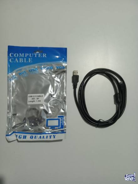 cable usb mini 1.5m con filtro