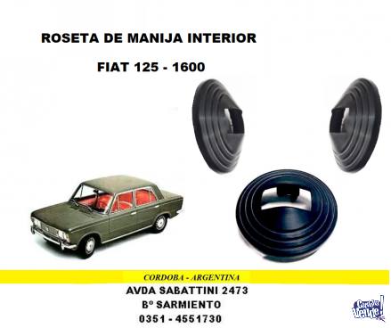 ROSETA MANIJA INTERIOR FIAT 125 - 1600