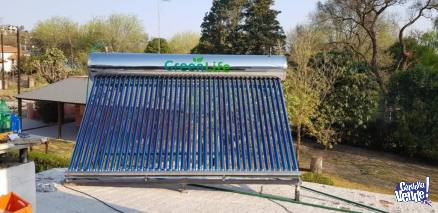 termotanque solar GREENLIFE de acero inoxidable