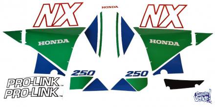 Calcos Honda Nx250 Kit Grafica Para Cachas en Argentina Vende