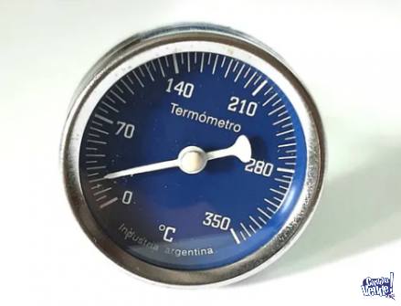 Reloj Pirometro Termómetro C/bulbo P/freidora/horno Barro/
