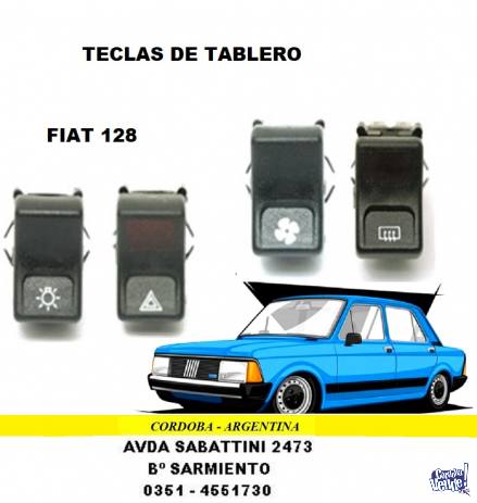 TECLA TABLERO FIAT 128