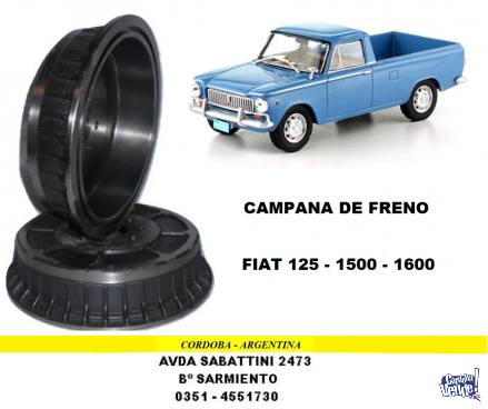 CAMPANA DE FRENO FIAT 125 - 1500 - 1600