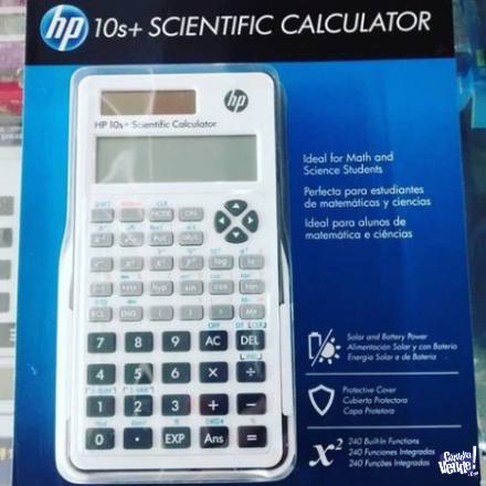 Calculadora Científica Hp 10s+ 240 Funciones Integrada !