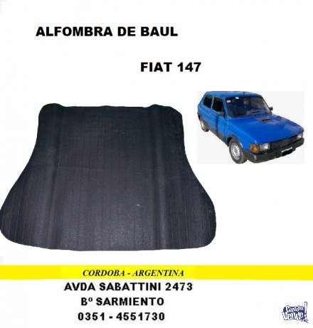ALFOMBRA BAUL FIAT 147