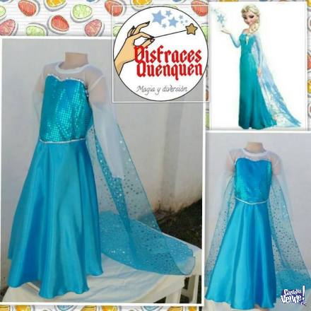 Disfraz de Elsa de Frozen para niñas
