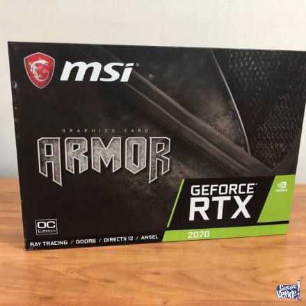 MSI GeForce RTX 2070 ARMOR OC 8gb Graphics Card en Argentina Vende