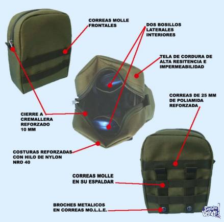 Accesorio Pouch 4 Litros Táctico Militar Molle Modular