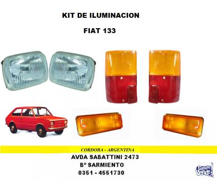 KIT ILUMINACION FIAT 133