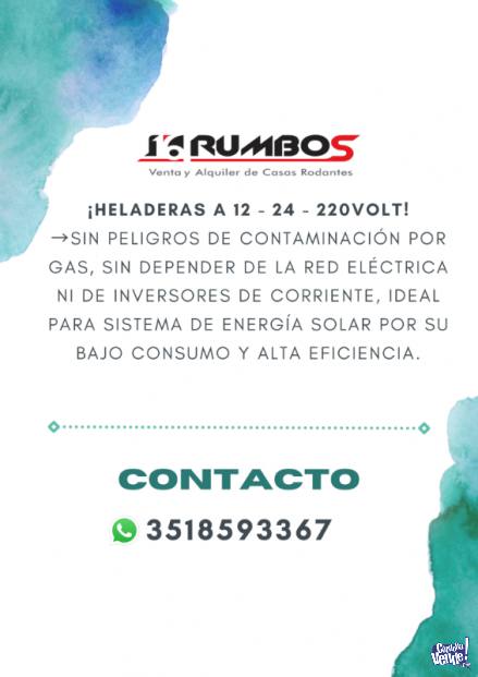 HELADERAS 12v -24v también opcion12-24/220V CON VARIADOR DE