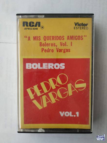 Cassette Pedro Vargas - A mis queridos amigos