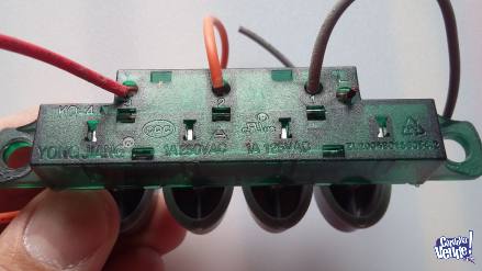 Interruptor 4 Bot KQ-4 1A 125 250 VAC