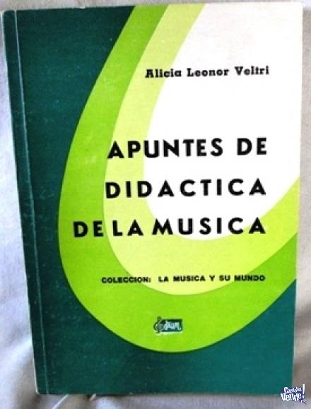 APUNTES DE DIDÁCTICA DE LA MUSICA   ALICIA LEONOR VELTRI