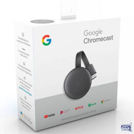 Google Chromecast 3-VENTAS POR MENOR Y MAYOR-GARANTIA.