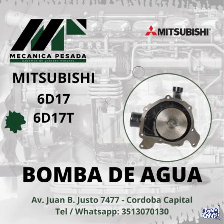 BOMBA DE AGUA MITSUBISHI 6D17 6D17T