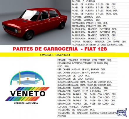 AUTOPARTES - CARROCERIA FIAT 128
