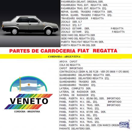 AUTOPARTES - CARROCERIA FIAT REGATTA