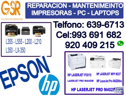 SERVICIO TECNICO MANTENIMIENTO DE IMPRESORAS EPSON Y HP 993691682 A DOMICILIO 