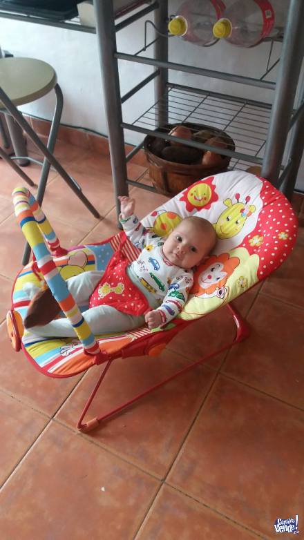 silla mecedora para bebe 3 alturas, 2 cubiertas