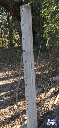 Poste Hexagonal de Cemento de 13 alambres