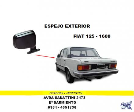 ESPEJO EXTERIOR FIAT 125 - 1600