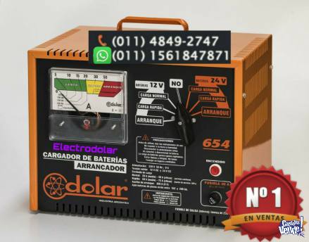 Cargador Arrancador Modelo 654 | 12 volts | 24 volts en Argentina Vende