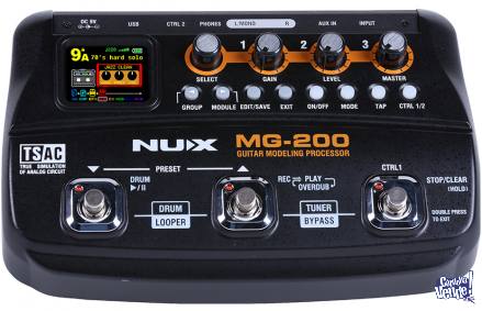 Pedalera NuX MG-200 Multi efectos