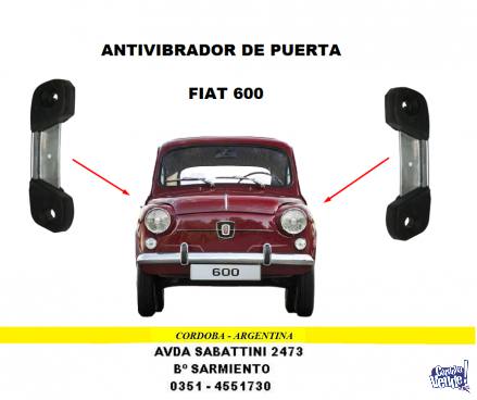 ANTIVIBRADOR DE PUERTA FIAT 600