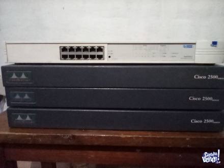 Vendo Concentrador 3com Superstack y 3 Cisco 2501