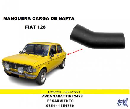MANGUERA CARGA NAFTA FIAT 128