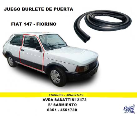 BURLETES FIAT 147