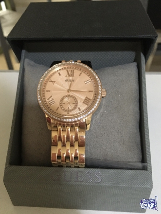 Reloj Guess Modelo W0573L3 Mujer Tono Oro Rosa 