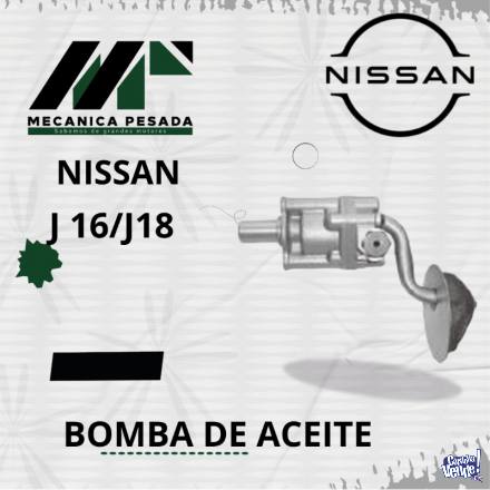 BOMBA DE ACEITE NISSAN J 16/J18