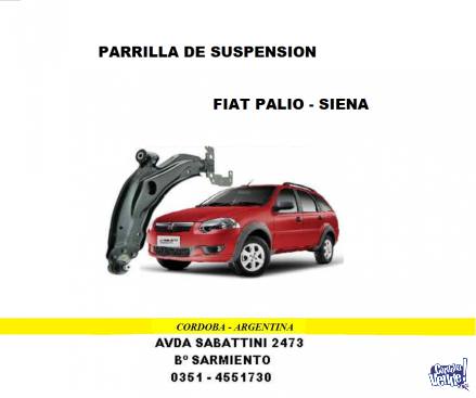 PARRILLA SUSPENSION FIAT PALIO - SIENA FIRE