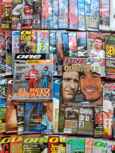 Revista One (F1) coleccción completa 2005-2018 en Argentina Vende