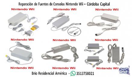 Reparación de Fuentes de Consolas de Nintendo Wii Todas las