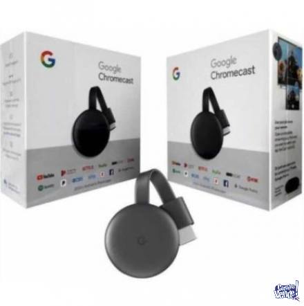 Google Chromecast 3 CON CAJA - ORIGINALES - GARANTIA 6 MESES