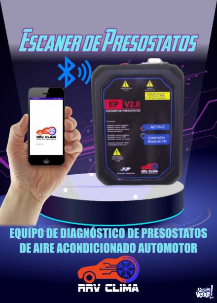 ESCANER DE PRESOSTATOS DE AIRE ACONDICIONADO AUTOMOTOR