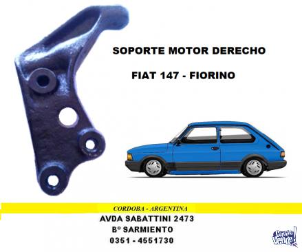 SOPORTE DE TACO DE MOTOR DERECHO FIAT 147 - FIORINO