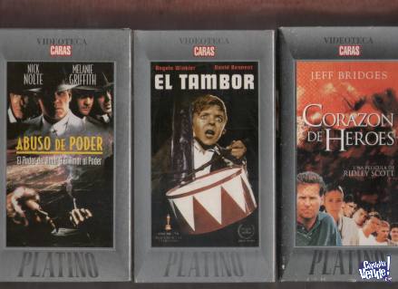 50 PELICULAS DE VHS DE CARAS ORO/PLATINO  $ 150c/u