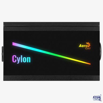 Fuente Aerocool Cylon 500W - RGB - 80 Plus Bronze
