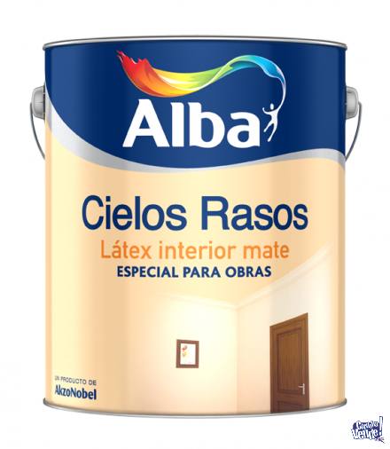 Latex Cielorrasos STD  Alba Blanco 1Lt-COLORMIX