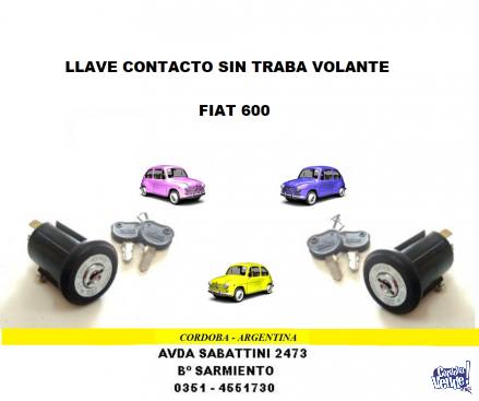 LLAVE ARRANQUE Y CONTACTO FIAT 600