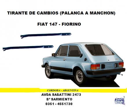 TIRANTE DE PALANCA DE CAMBIOS FIAT 147 - FIORINO