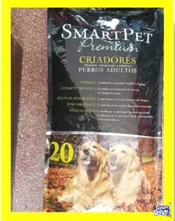 Smart pet adultos Premium x 20kg $27430