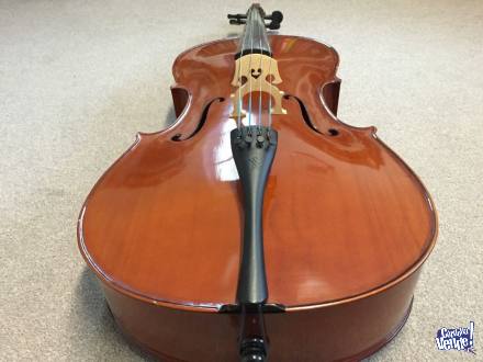 Cello HEIMOND 4/4 con funda, arco, resina y puente