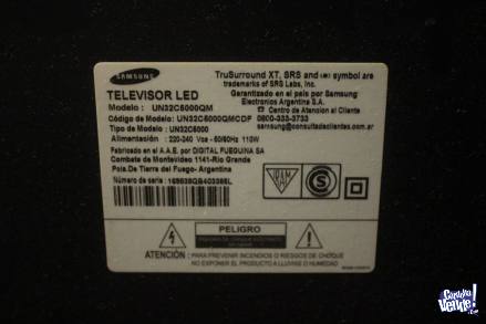 Tv / Monitor Samsung 32'' Con Cable Y Pie, Vendo O Permuto