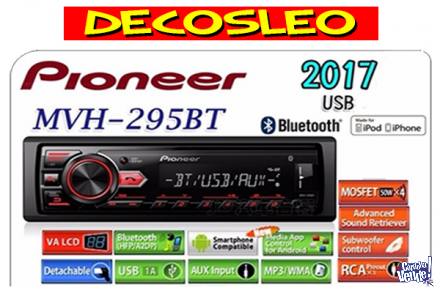 Stereo Pioneer 295 Bt Usb Aux Am/fm Bluetooth ORIGINAL 2018